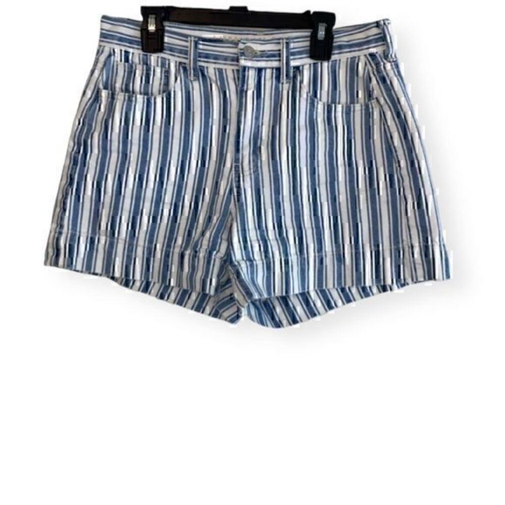 American Eagle striped mom jean shorts SIZE 2